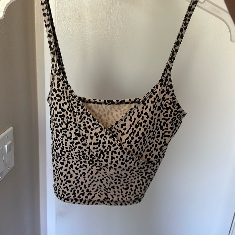cheetah print tank top